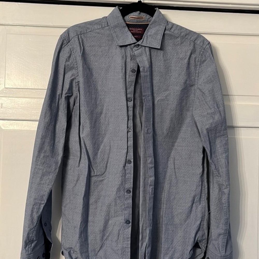 Denim & Flower mens button down blue size M